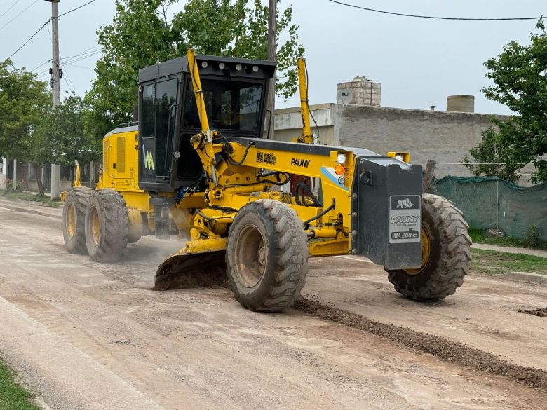 El Municipio repara calles de tierra tras las lluvias