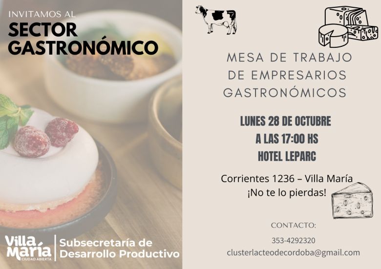 Empresarios gastronómicos y el clúster lácteo unen fuerzas para innovar