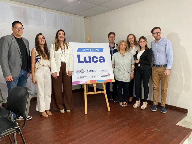 Luca se sumó a la Red Asistencial de las Adicciones de Córdoba 