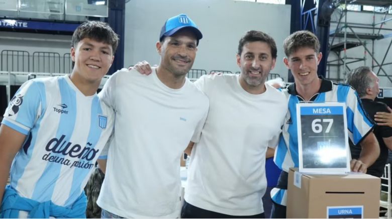 En una elección récord, Diego Milito se convirtió en nuevo presidente de Racing