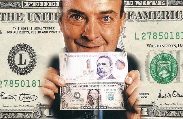 En 2002 finaliza la Convertibilidad, que establecía la paridad entre el peso y el dólar