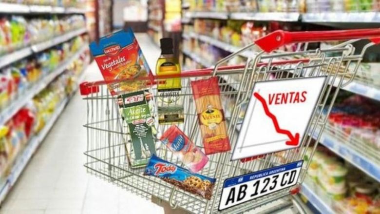 Relevante caída de ventas en supermercados durante diciembre