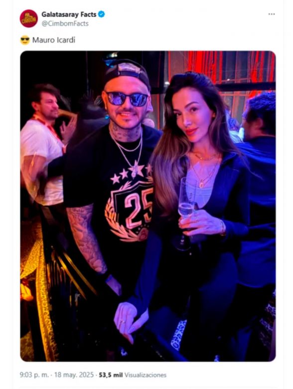 Mauro Icardi se mostró de la mano con una modelo turca y desató un escándalo