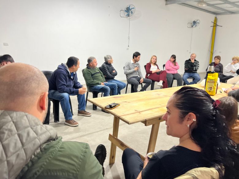 Ignacio Tagni inició una agenda de encuentros barriales junto a los centros vecinales