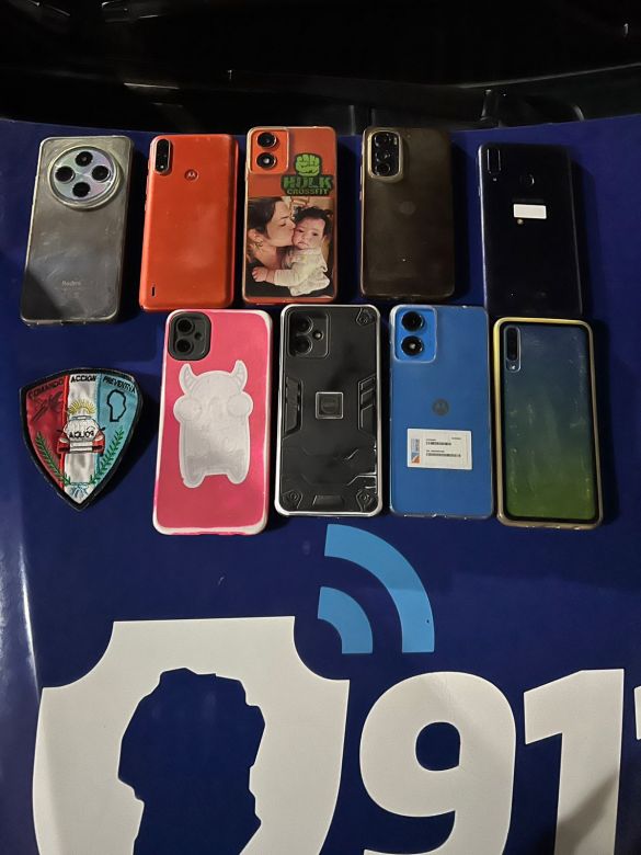 Punguista fue a robar al baile del Loco Amato y lo detuvieron con nueve celulares