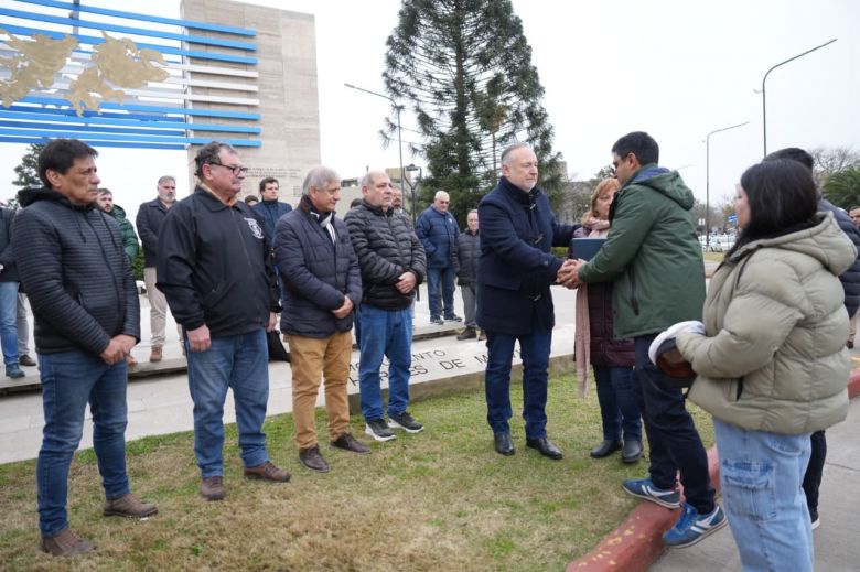 Despidieron con honores al veterano de Malvinas Pedro Román Pérez