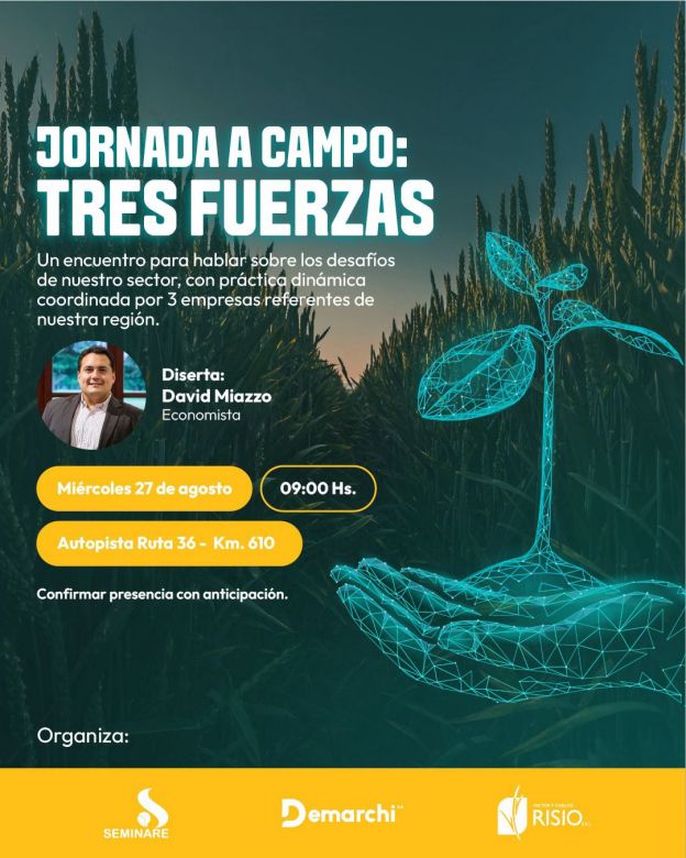 Jornada a Campo: Tres Fuerzas referentes de la región