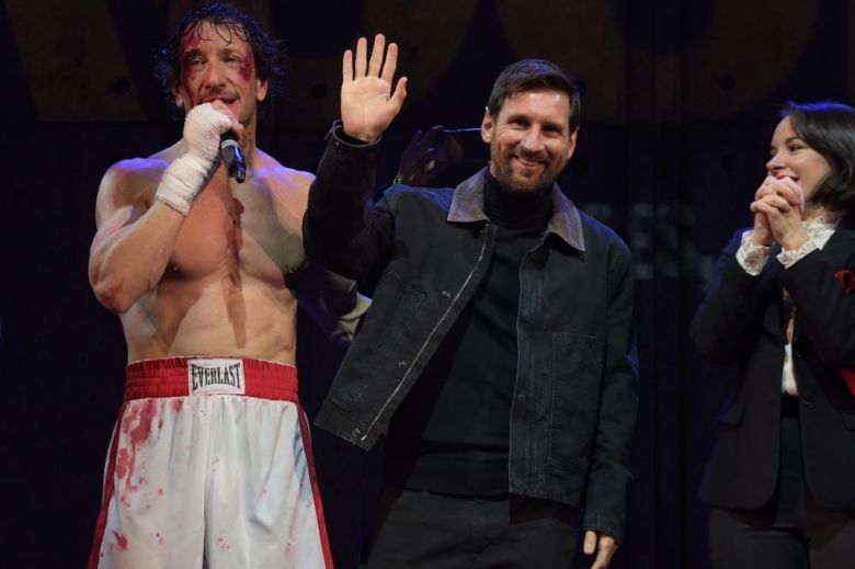 La visita de Lionel Messi a Nico Vázquez en fotos: el encuentro en camarines y la historia de una amistad