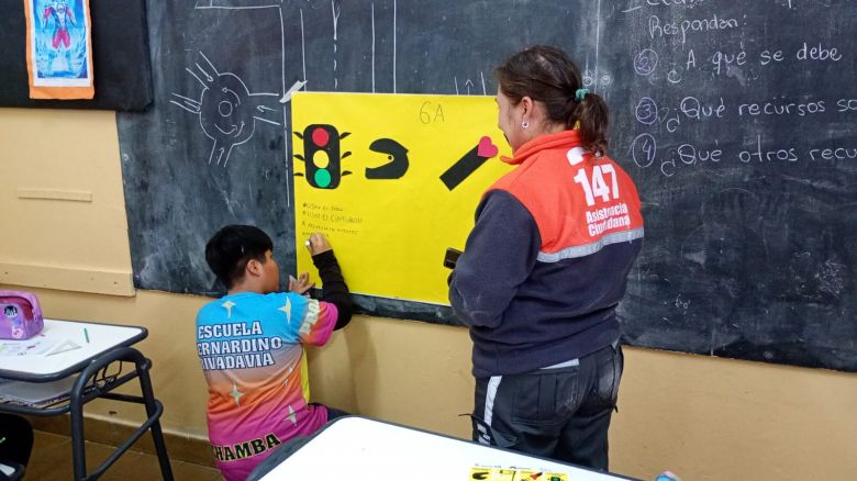 Educación vial: continúan las capacitaciones en escuelas de la ciudad