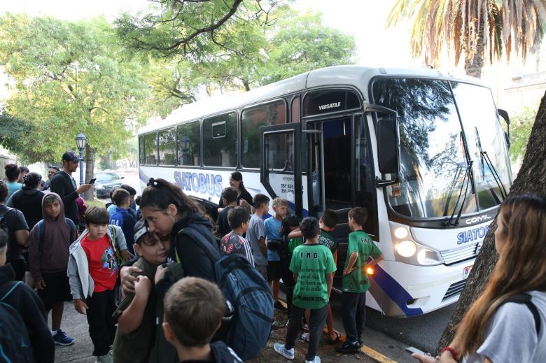 Ni&ntilde;os villamarienses viajaron a Alta Gracia en el marco del Programa de Turismo Social 