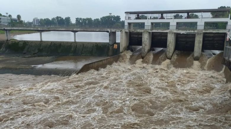 Aumenta el nivel del r&iacute;o Ctalamochita por mayor erogaci&oacute;n del dique Piedras Moras