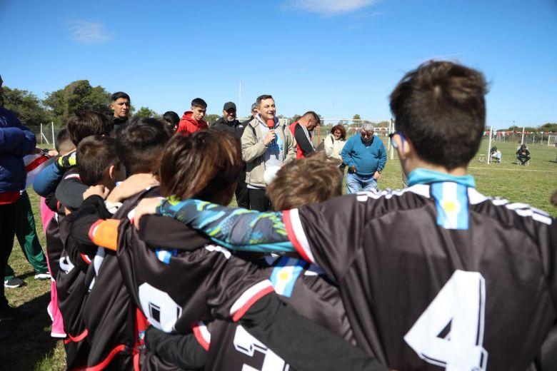 River Plate del Agarrobo inaugur&oacute; su cancha de Baby F&uacute;tbol
