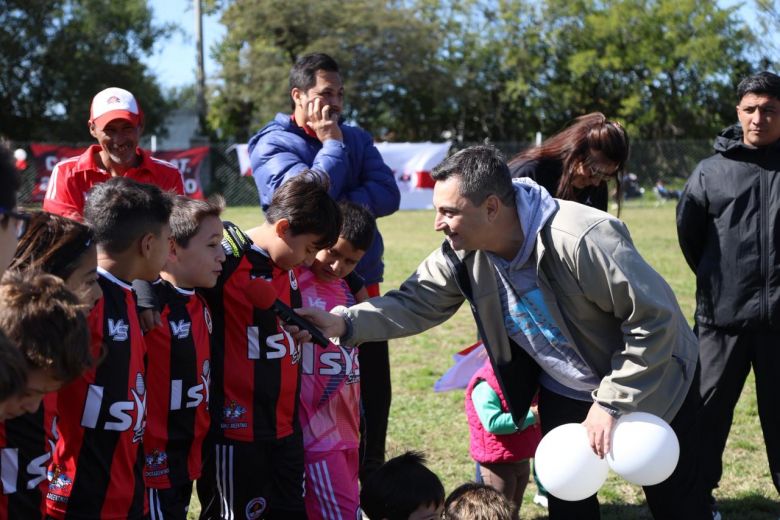 River Plate del Agarrobo inaugur&oacute; su cancha de Baby F&uacute;tbol