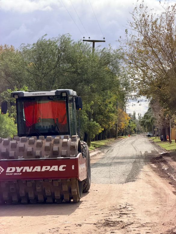 Avanzan los movimientos de suelo en barrio Mariano Moreno