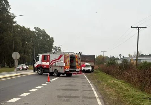 Un hombre de Ticino muri&oacute; en un choque fatal entre un auto y un cami&oacute;n sobre la Ruta 6