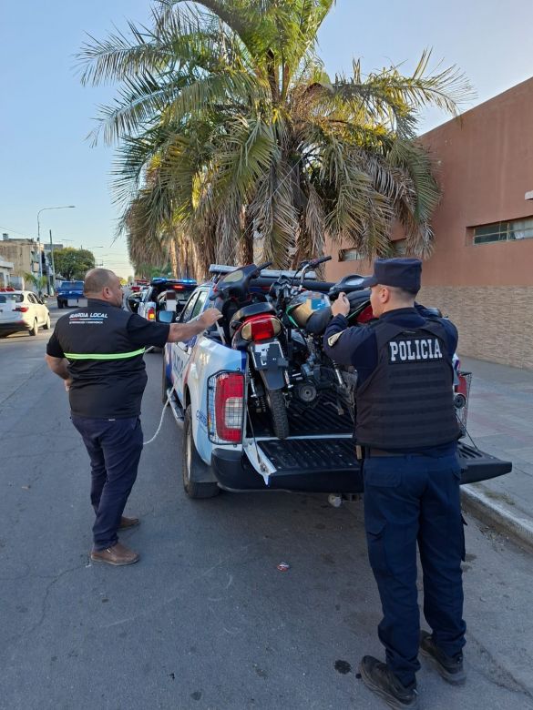 Seguridad local: 39 aprehensiones, m&aacute;s de 80 veh&iacute;culos retenidos y armas blancas incautadas