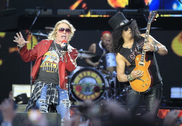 Guns N' Roses ya está en Argentina para su show en River