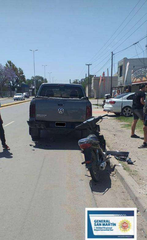 Mujer sufrió graves lesiones tras accidente de tránsito en Villa Nueva