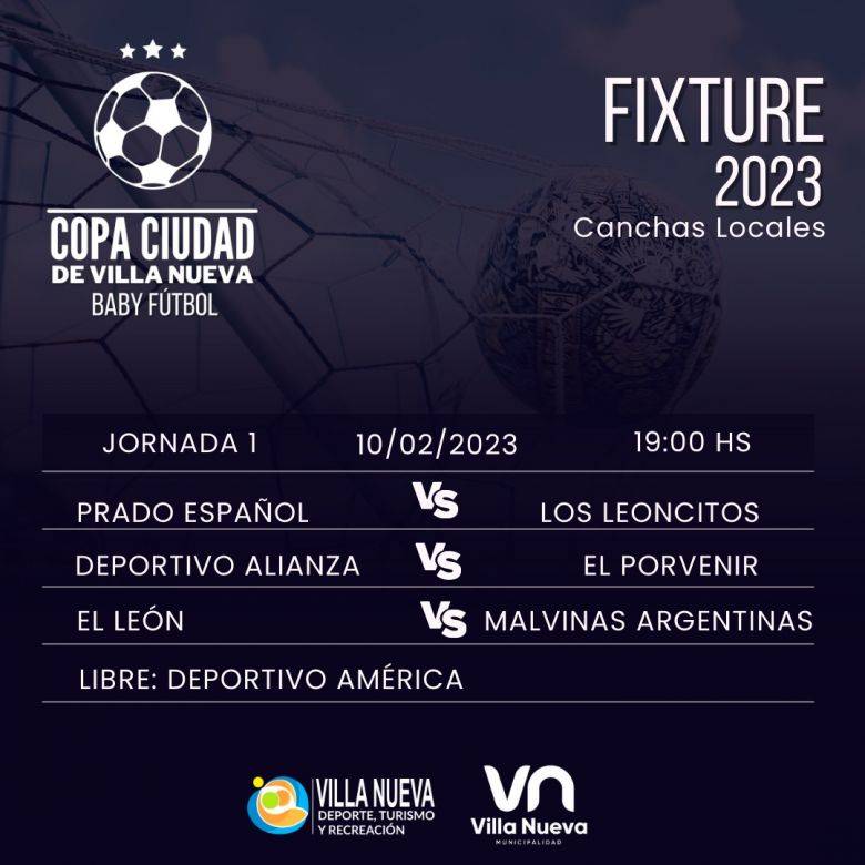 Llega la Copa Ciudad de Villa Nueva - Baby Fútbol 2023