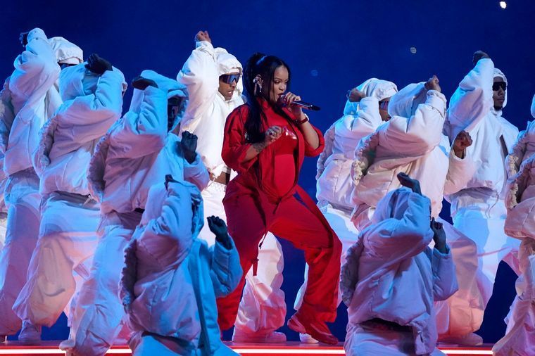 Rihanna estuvo en el entretiempo del Super Bowl