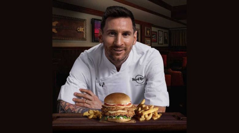 Lionel Messi presentó su sándwich de milanesa