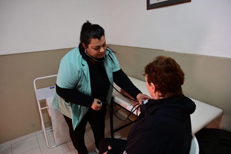 En barrio General Paz se habilitó un puesto sanitario para brindar atención al sector
