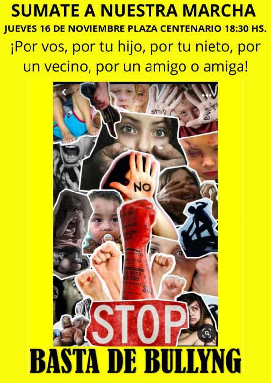 Marcha contra el bullying en Villa María