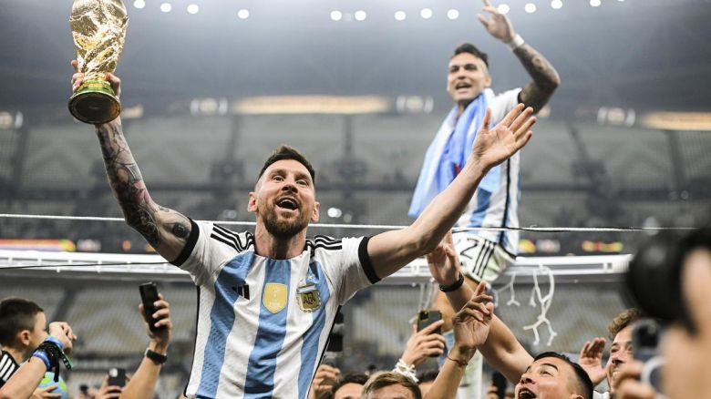 Lionel Messi y la atleta marplatense Belén Casetta compartieron el Olimpia de Oro 