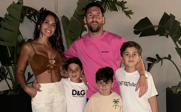 Messi recibió el año con un posteo en las redes