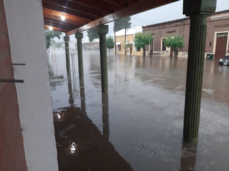 Fuerte temporal con granizo afectó a Río Cuarto y otras localidades de la región 