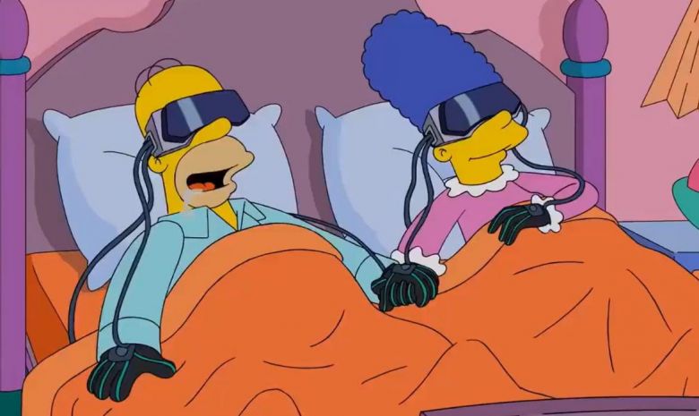 Otra predicción de Los Simpson: esta vez con los Vision Pro de Apple