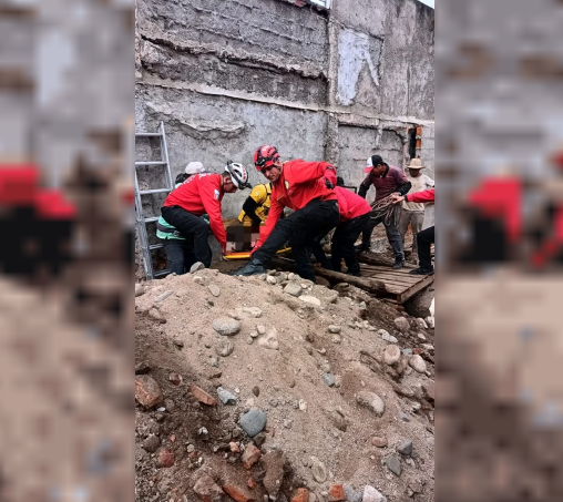 Córdoba: un trabajador cayó a un socavón y quedó atrapado en la obra en construcción